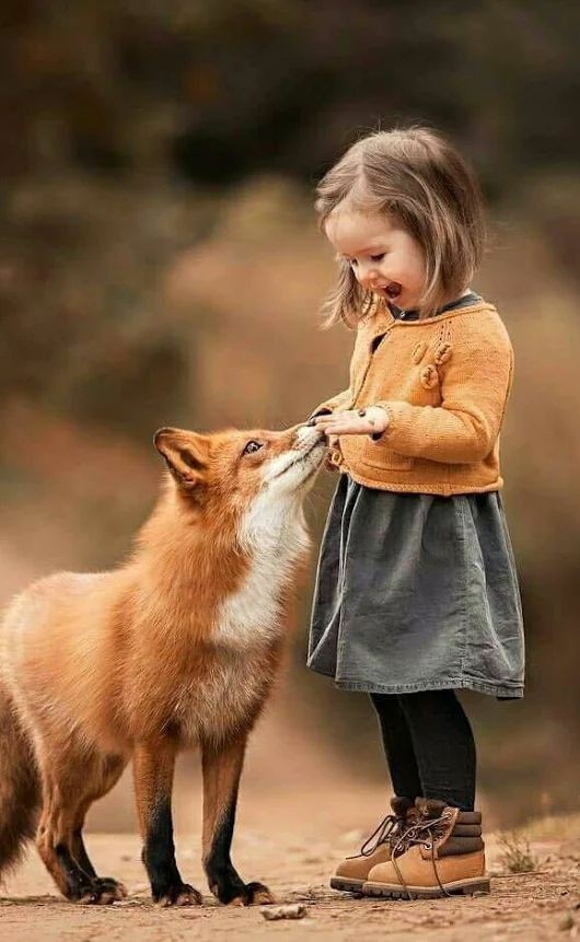 girl and fox