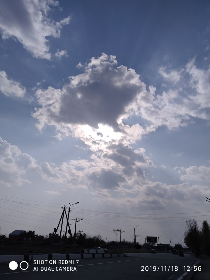 облачно