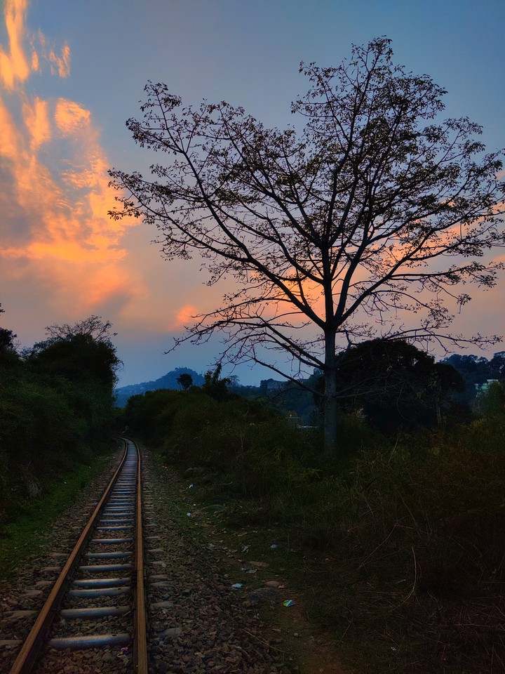 Sunset at Railways