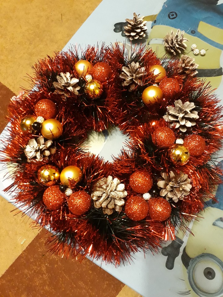 Handmade Christmas wreath