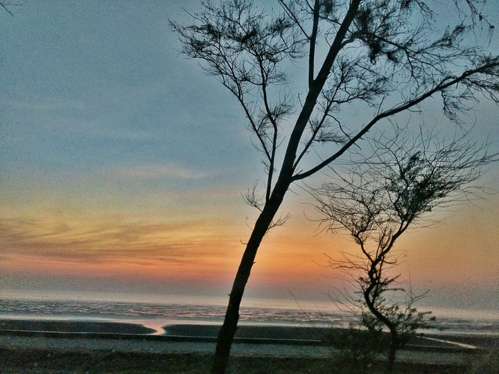 evening at beach