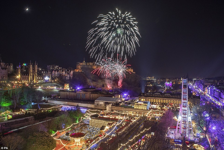 Fireworks Over Edinburgh