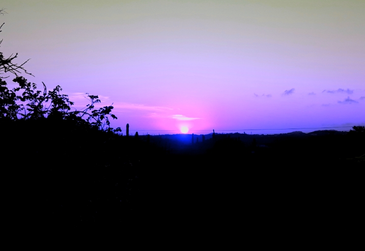 purple sunset