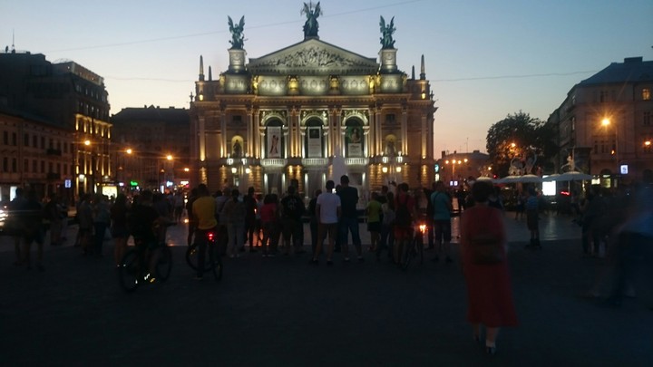 opera and ballet house. lvov.