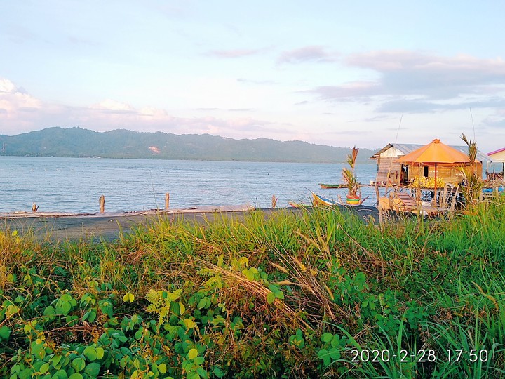 pantai sore