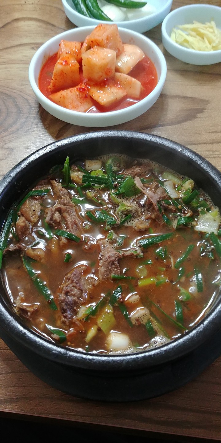 Dog meat soup