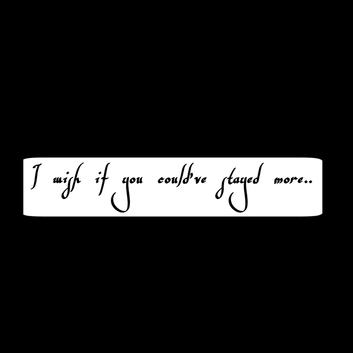 I wish..