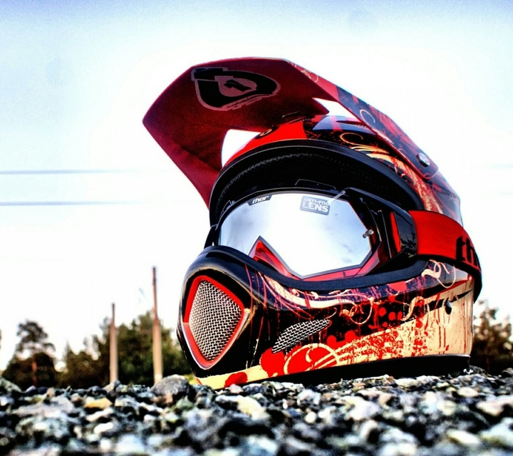 motorcycling helmet
