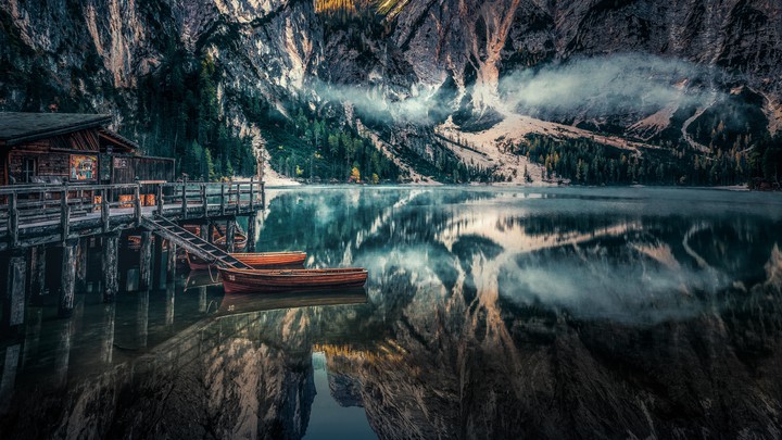Braies Lake Italy