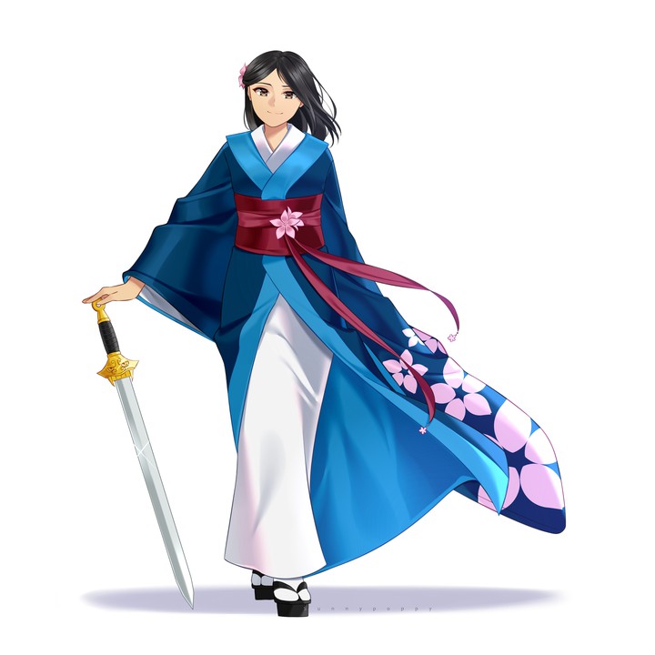 MULAN IN KIMONO