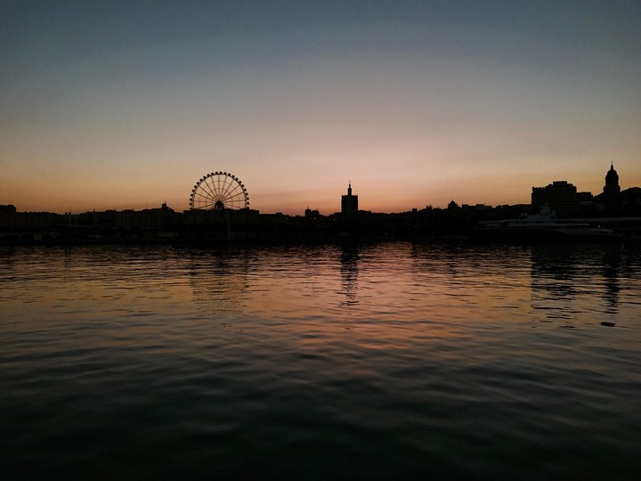 Sunset reflections