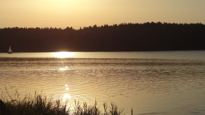 Sunset, Budzisławskie Lake, Poland