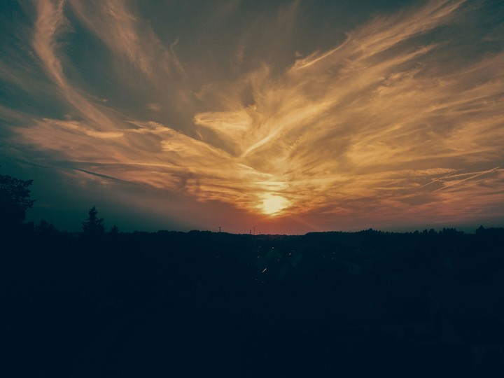 cloudy sunset