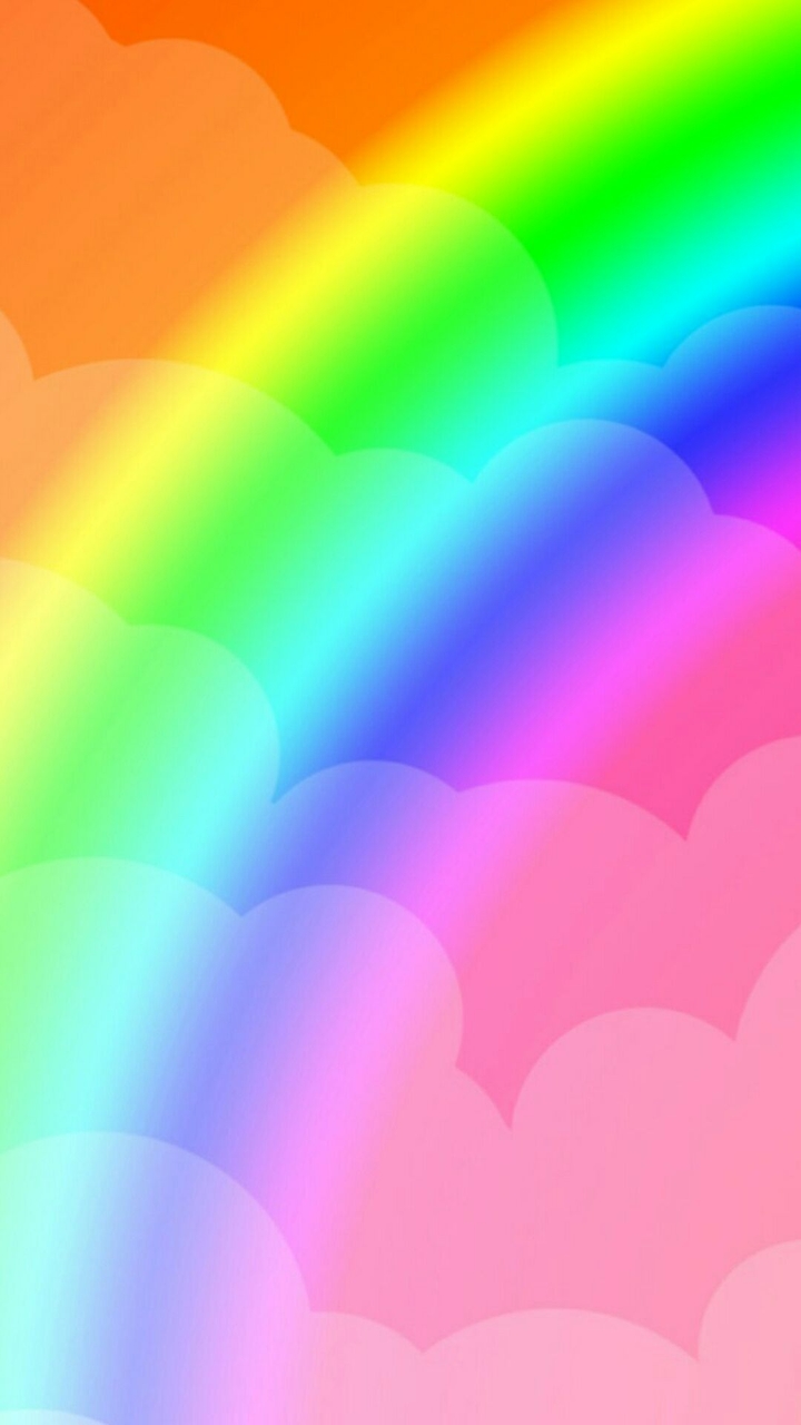 아름다운 무지개.출처:라인데코Beautiful rainbow