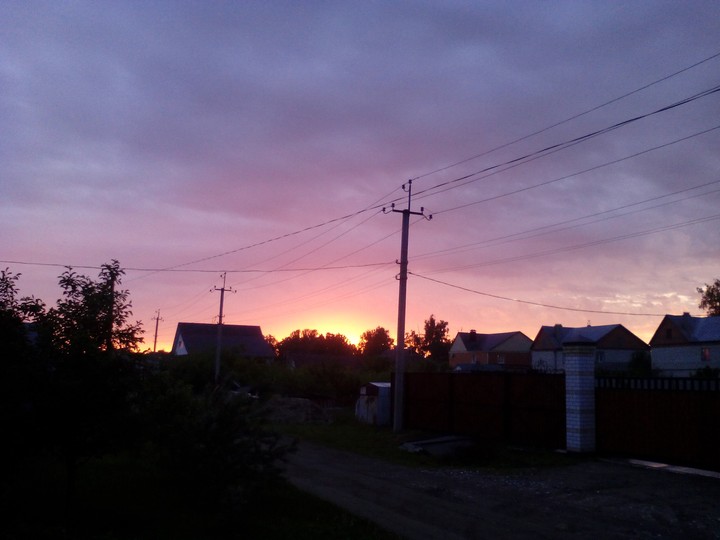 закат