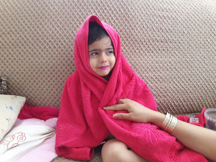 after taking shower