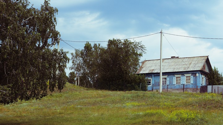 В деревне