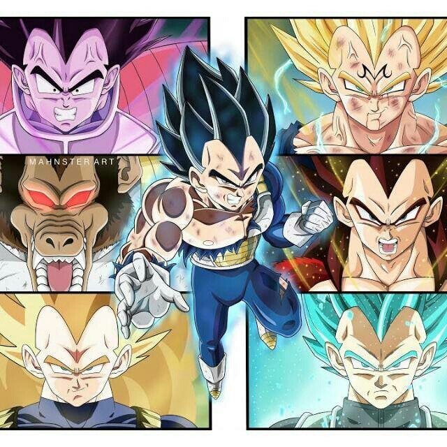 Vegeta all forms
