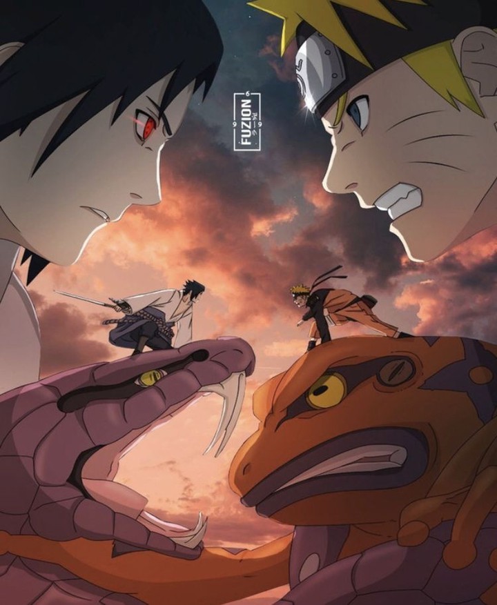 Sasuke and Naruto:The true friends
