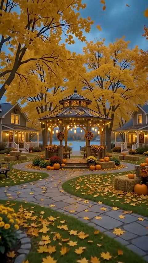 ταπετσαρίες Autumn, evening