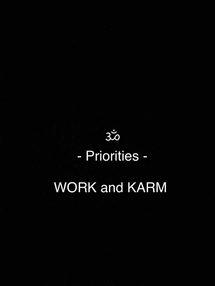 priorities