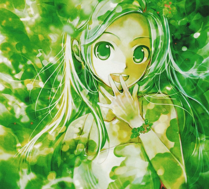 green grass
