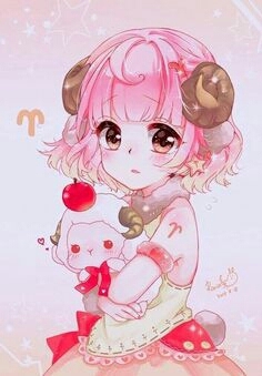 pink anime girl