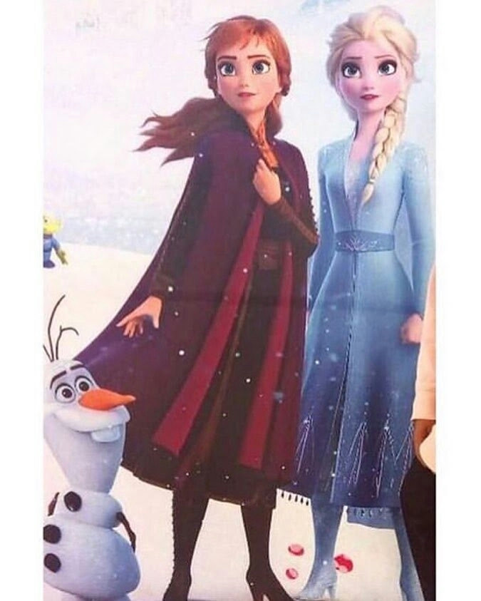 Anna, Elsa and Olaf  frozen 2