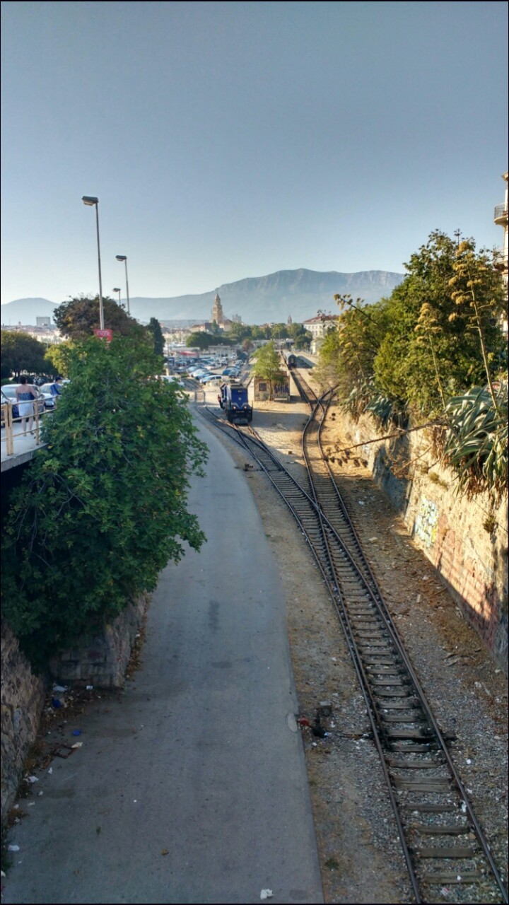 Railway in Split, Croatia