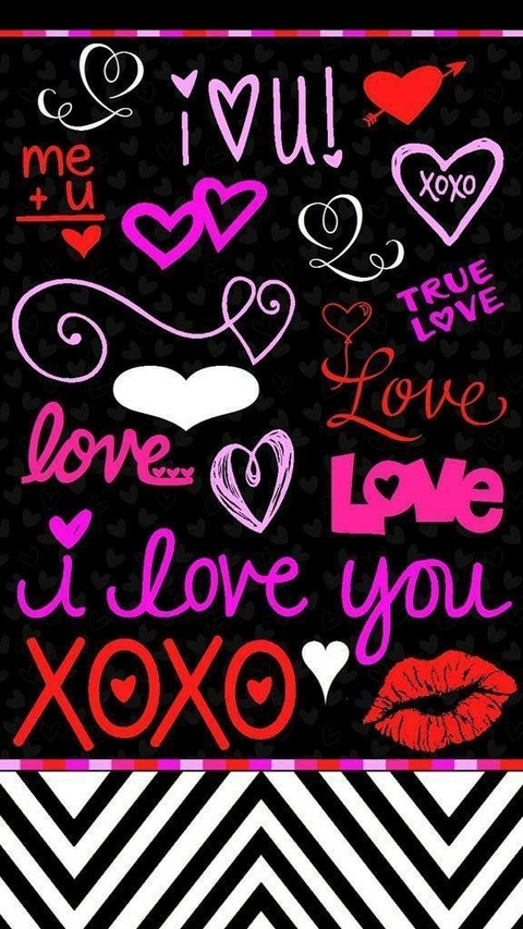 love, text háttérképek