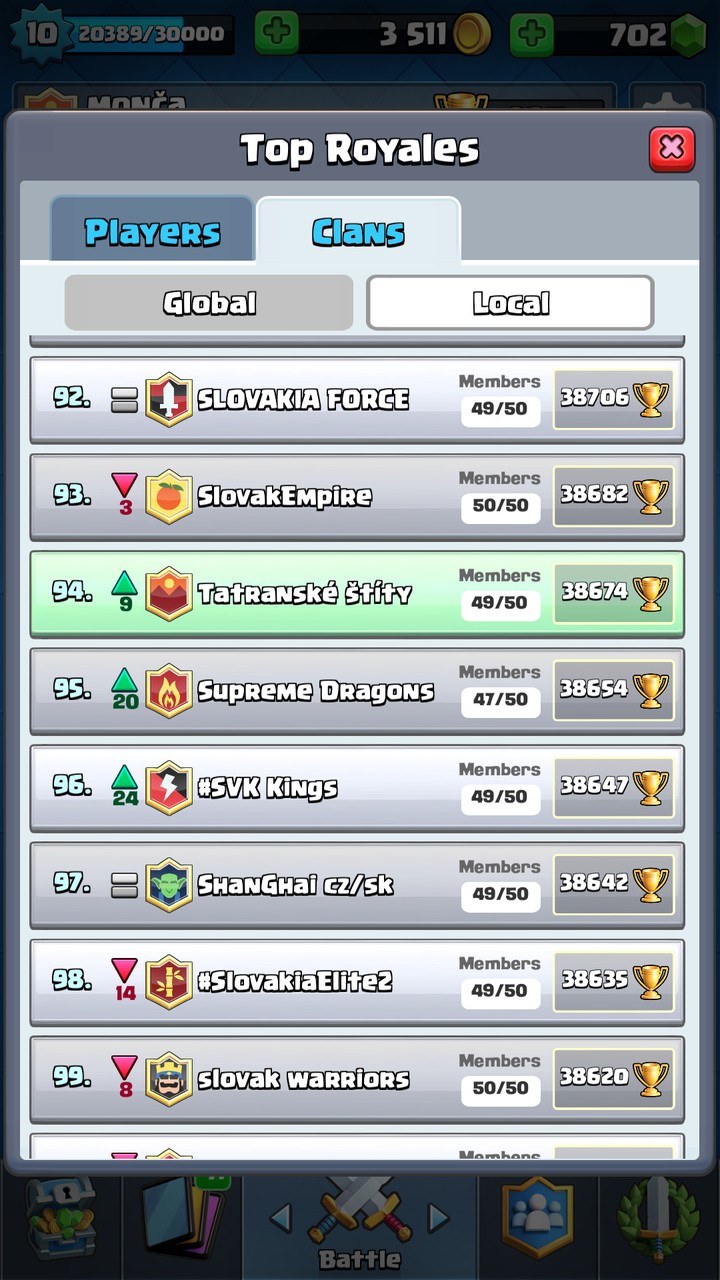 clash royale my clan