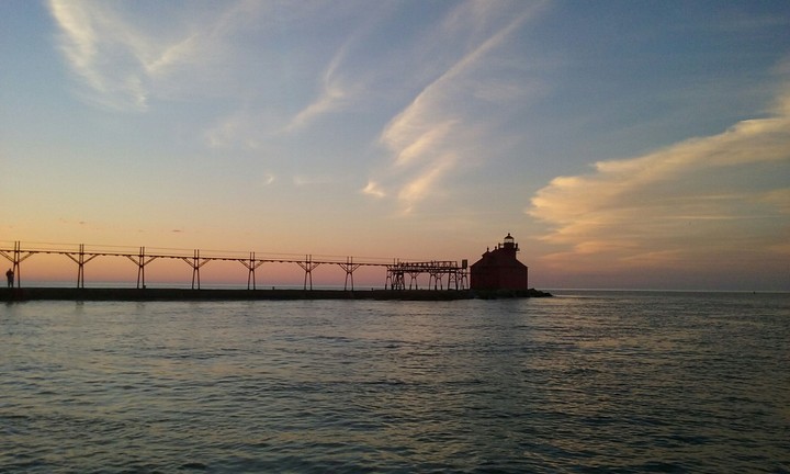 Lighthouse sunrise