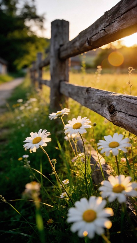 wildflower, Fence Hintergrundbilder