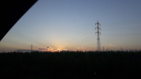 sun set