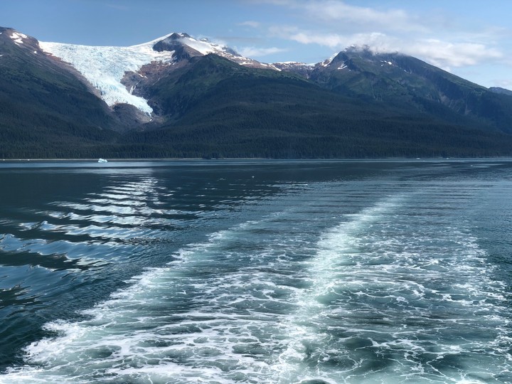 middle of a lake in Alaska