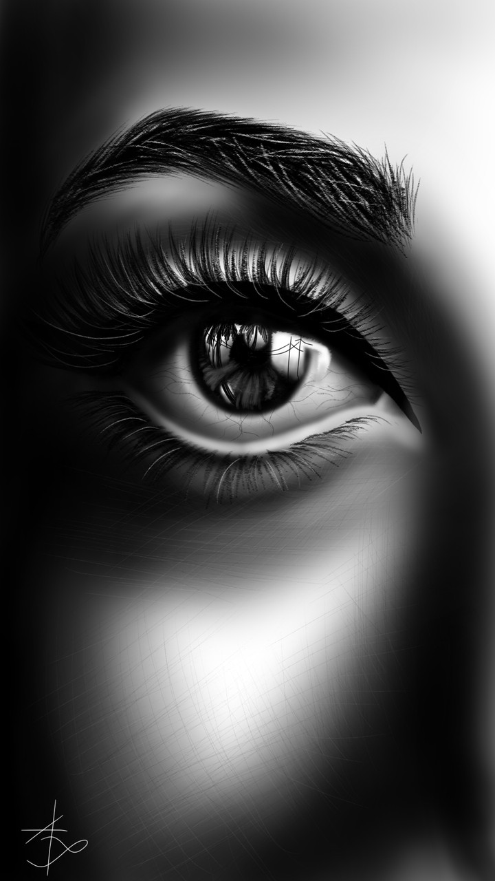 an eye for an eye(drawing by me)