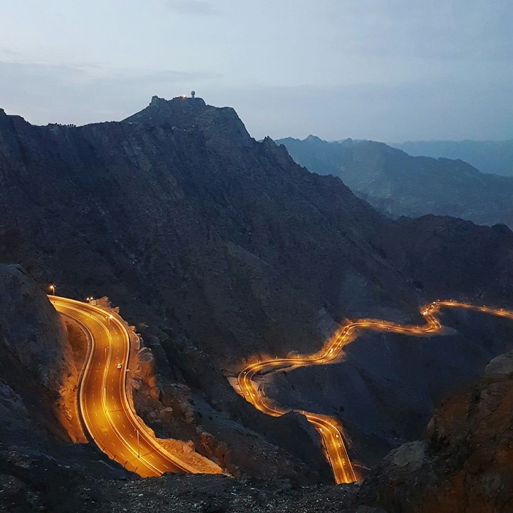mountainous highway
