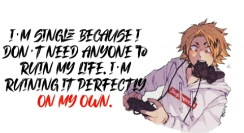 Single happiness