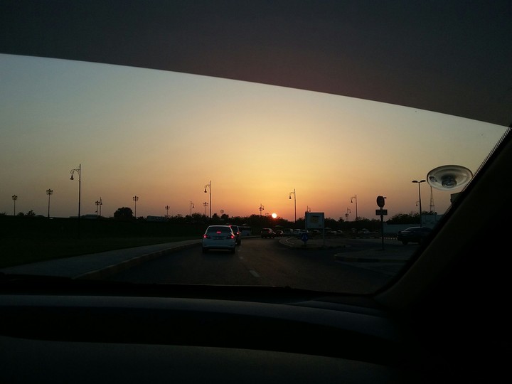 Sunset glooms