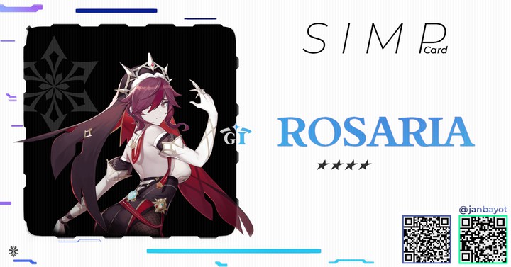 Genshin Impact / Rosaria simp card