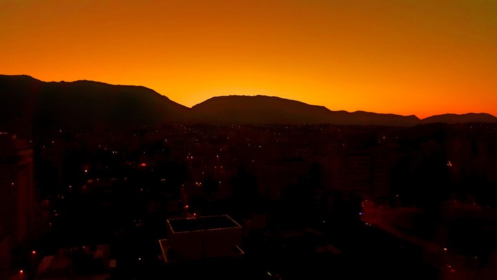 orange sunrise
