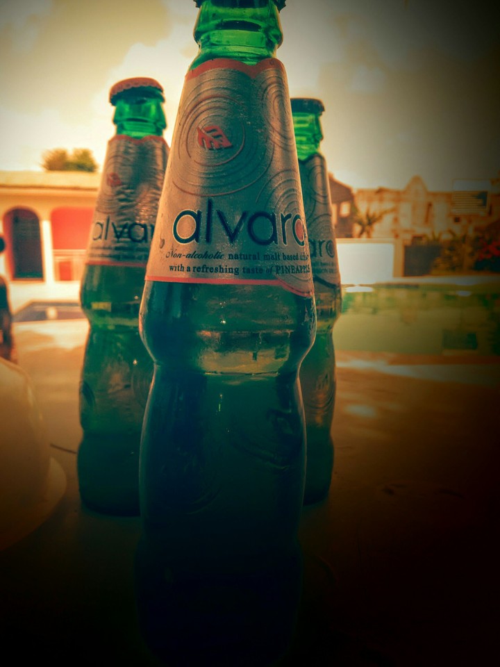 Alvaro by the poolside