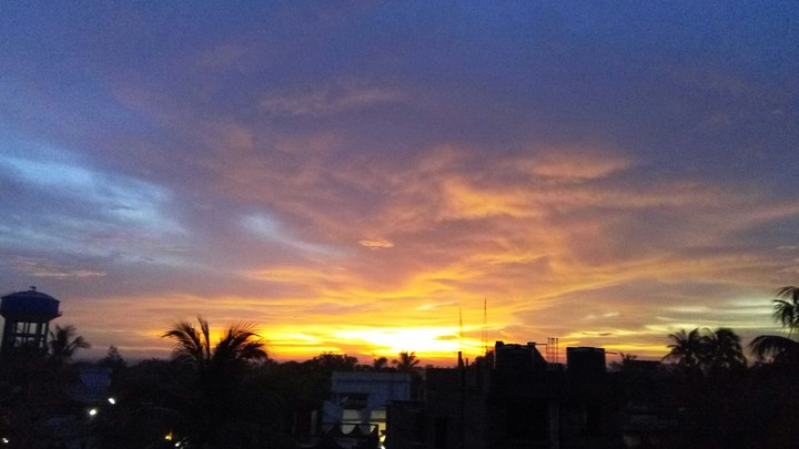 sun set