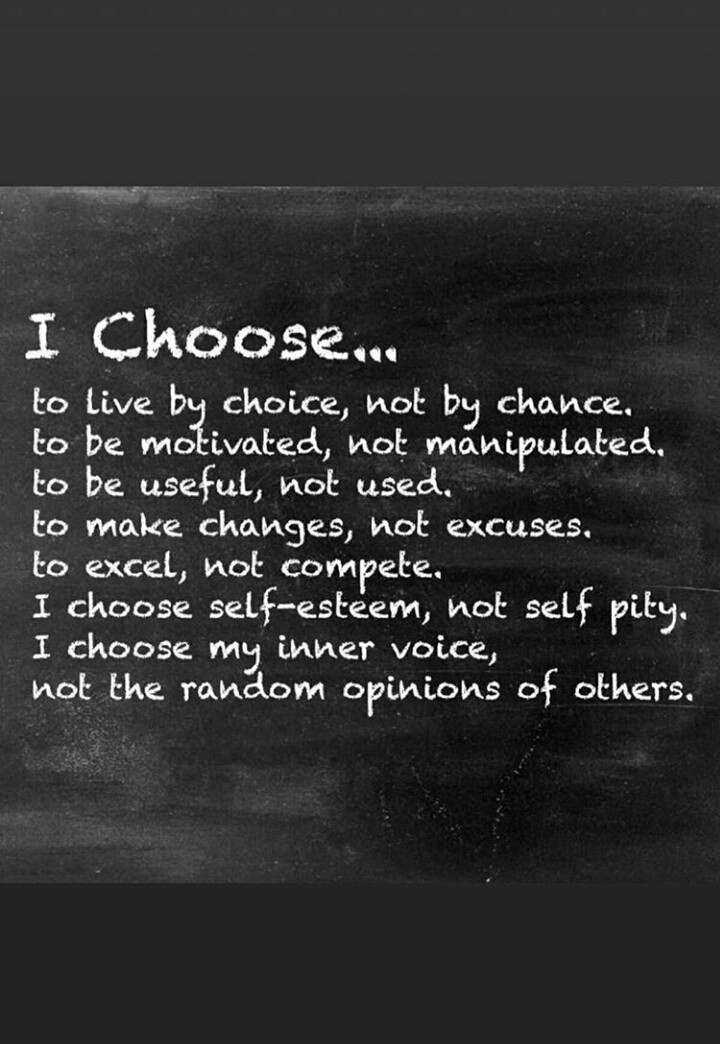 Live life the way you want