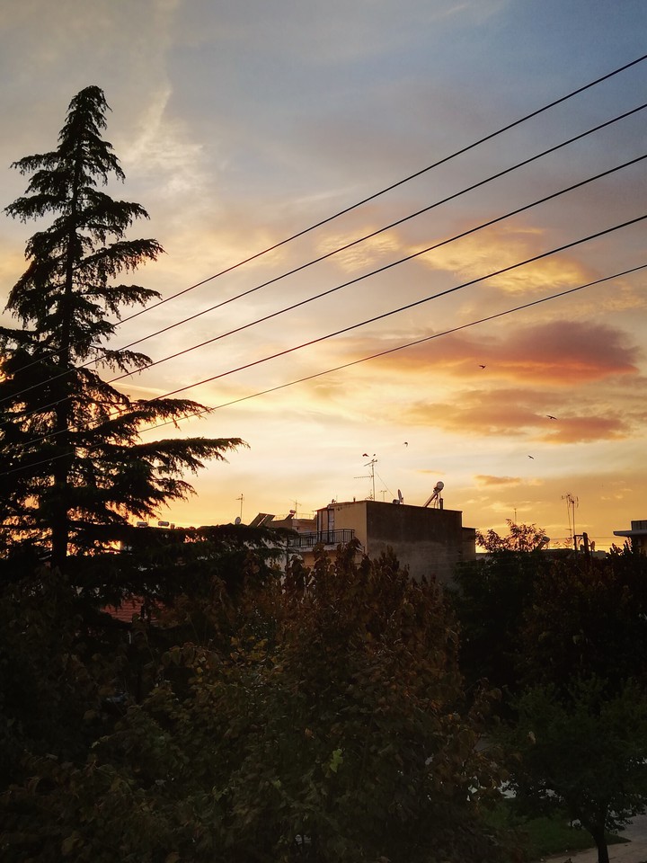 Sunset in Autumn