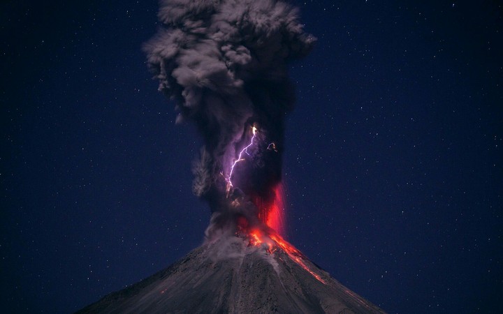 Volcanic eruption