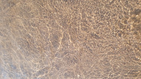 lit river bed