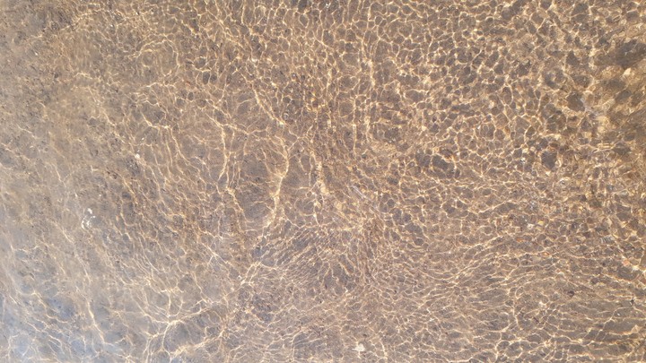 lit river bed