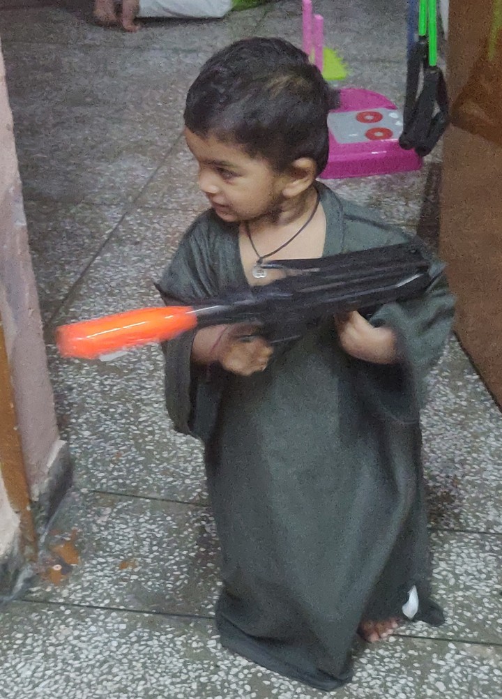 gun to be handled