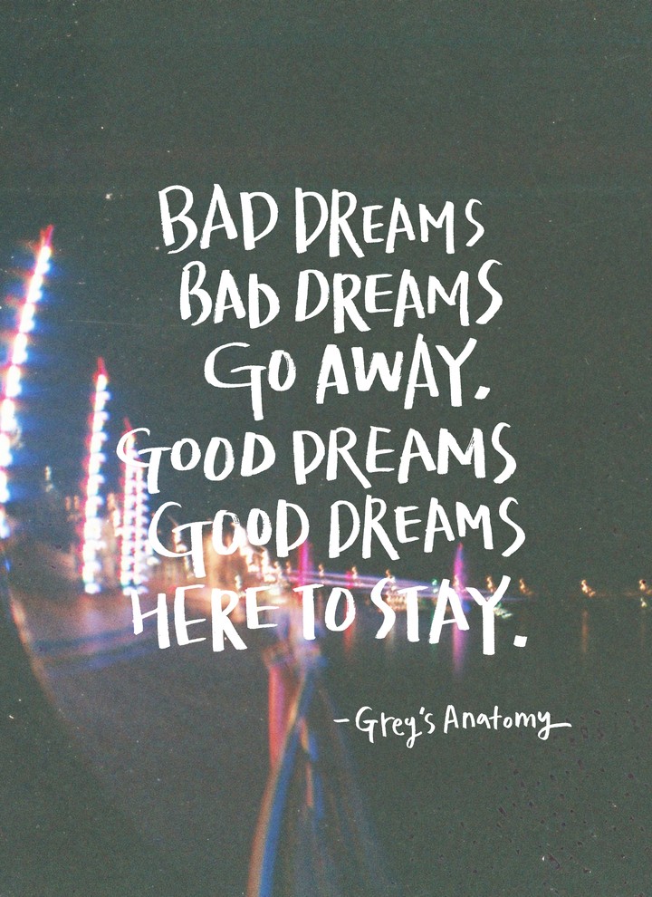 Bad Dream, Good Dream